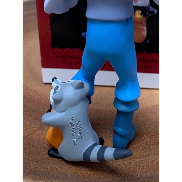 Disney Keepsake Ornament Captain John Smith & Meeko Pocahontas Handcrafted 1990s - Picture 3 of 9